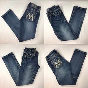 Miss me jeans M series X1004TR straight size 25